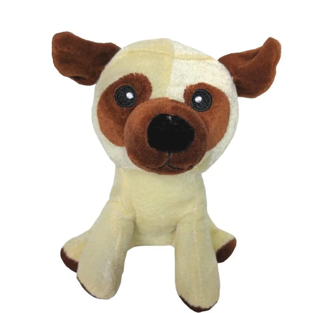 Peek A Boo Toys Puppy Dog Stuffed Animal Plush Brown 7 Inch